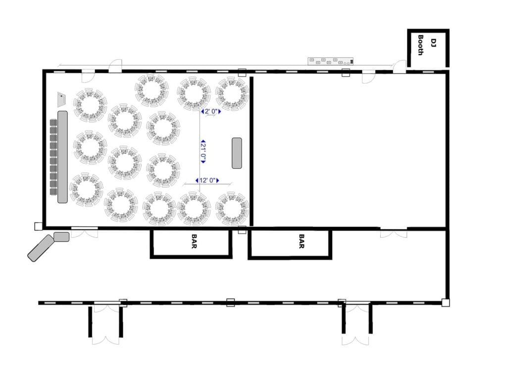 Ballroom Floorplans - The Station | LIUNA Station - Pre-configured ...