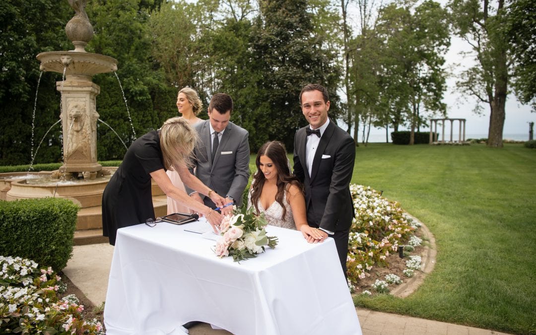 Fate, food and lots of fun! LIUNA chats with Nicole and Cristiano about their garden wedding!
