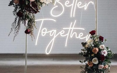 Trending themes for a dark and dreamy 2020 wedding!
