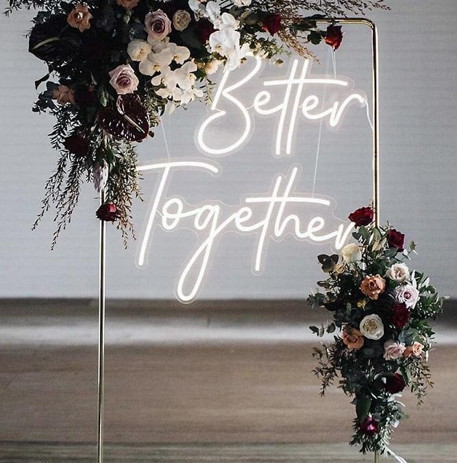 Trending themes for a dark and dreamy 2020 wedding!