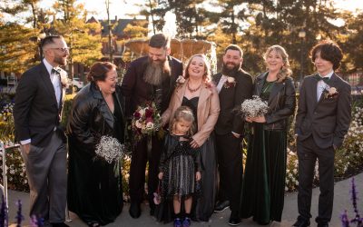 Gothic Flair | LiUNA Talks Wedding Details with Julia and Gary