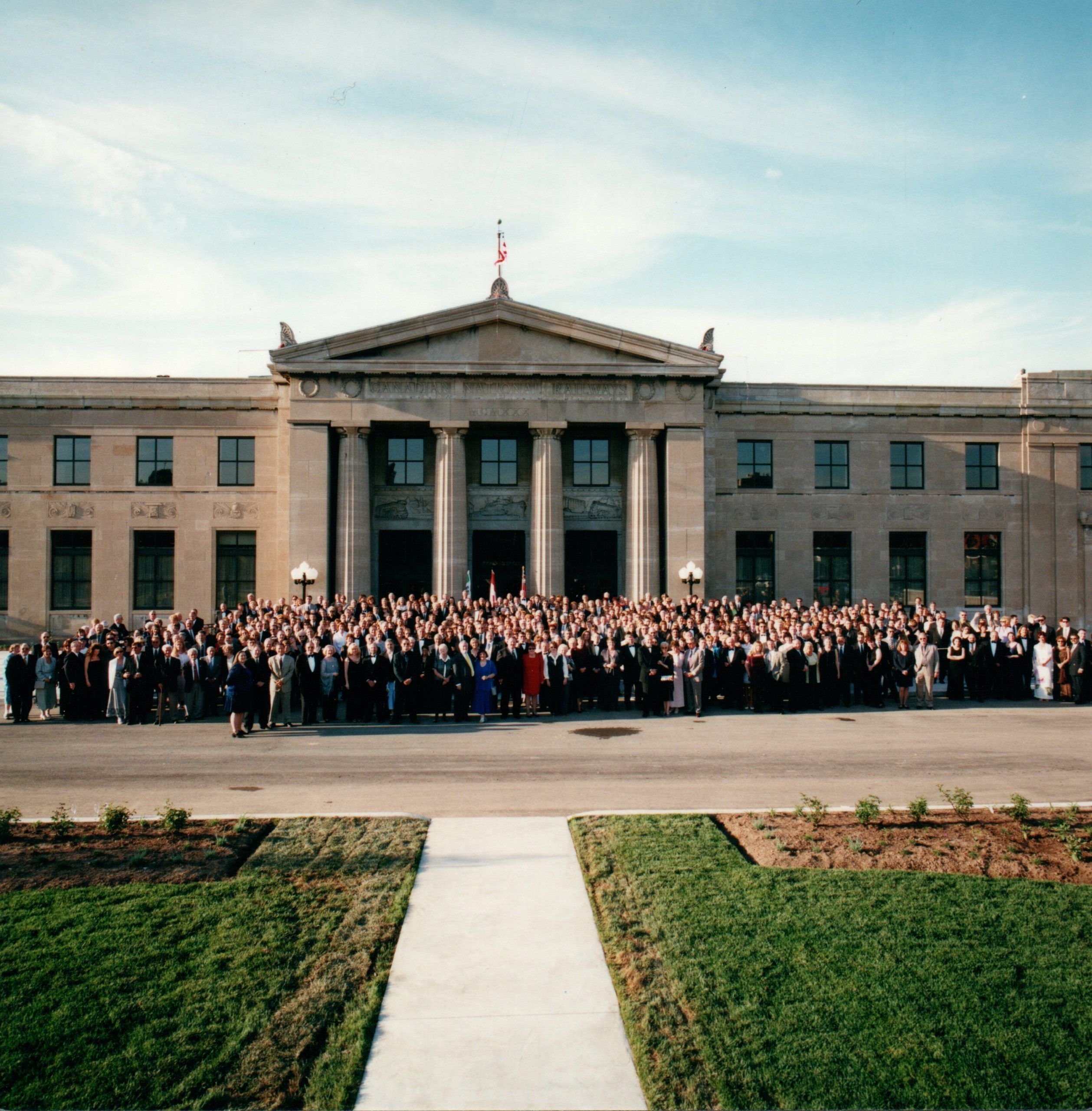 Liuna station Then and now